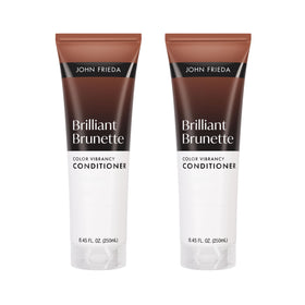 John Frieda front packaging showing conditioner and benefits