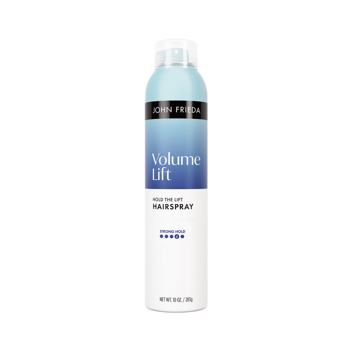 john frieda front packaging showing product and quick benefit