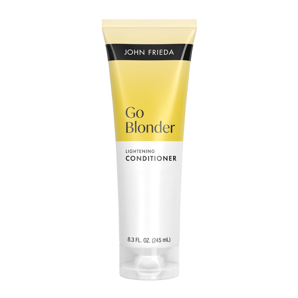 John Frieda front packaging showing product and brand benefits