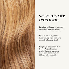 John Frieda in sunlight on model creating natural-looking brightness