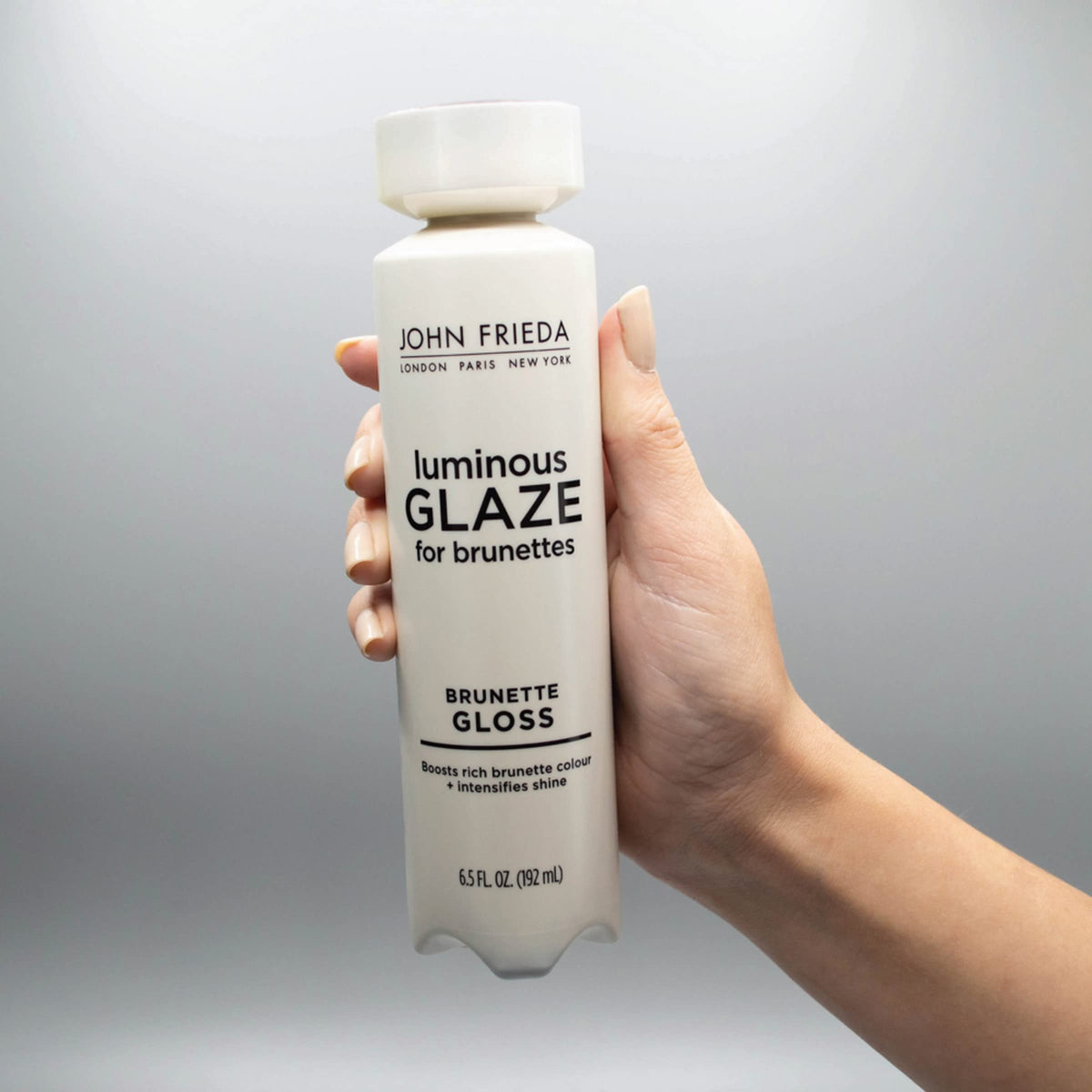 John Frieda label close-up showing directions and ingredient cues