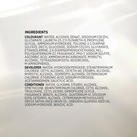 John Frieda label close-up with usage instructions and ingredient highlights