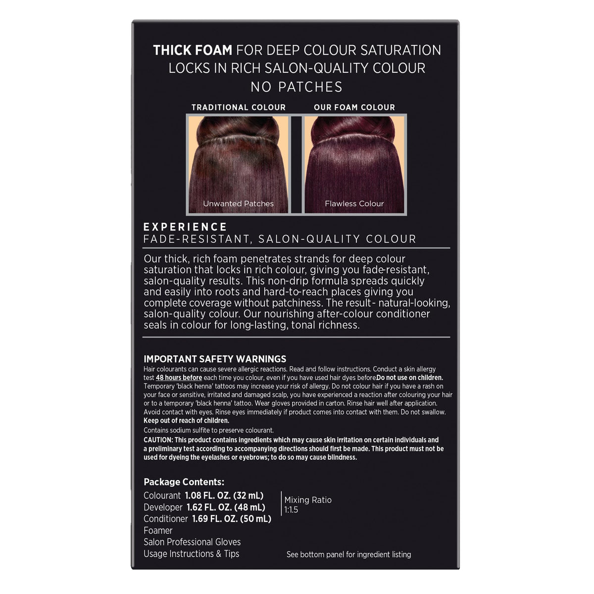 John Frieda lifestyle image of model with glossy deep brown-black hair