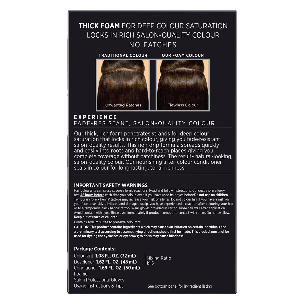 John Frieda medium natural brown styled hair in natural light