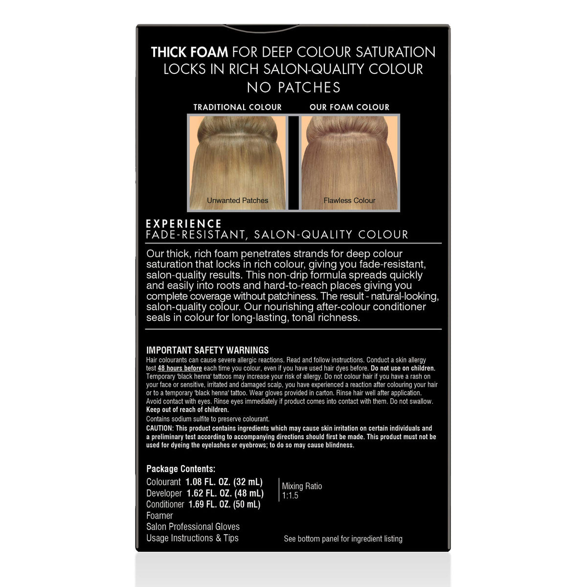 John Frieda lifestyle model with medium natural blonde hair showing salon finish