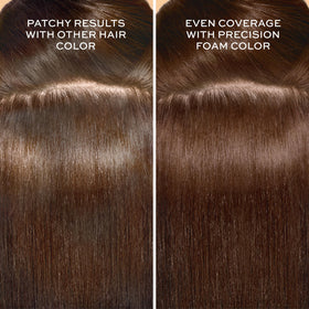 John Frieda foam texture close-up demonstrating non-drip application benefit