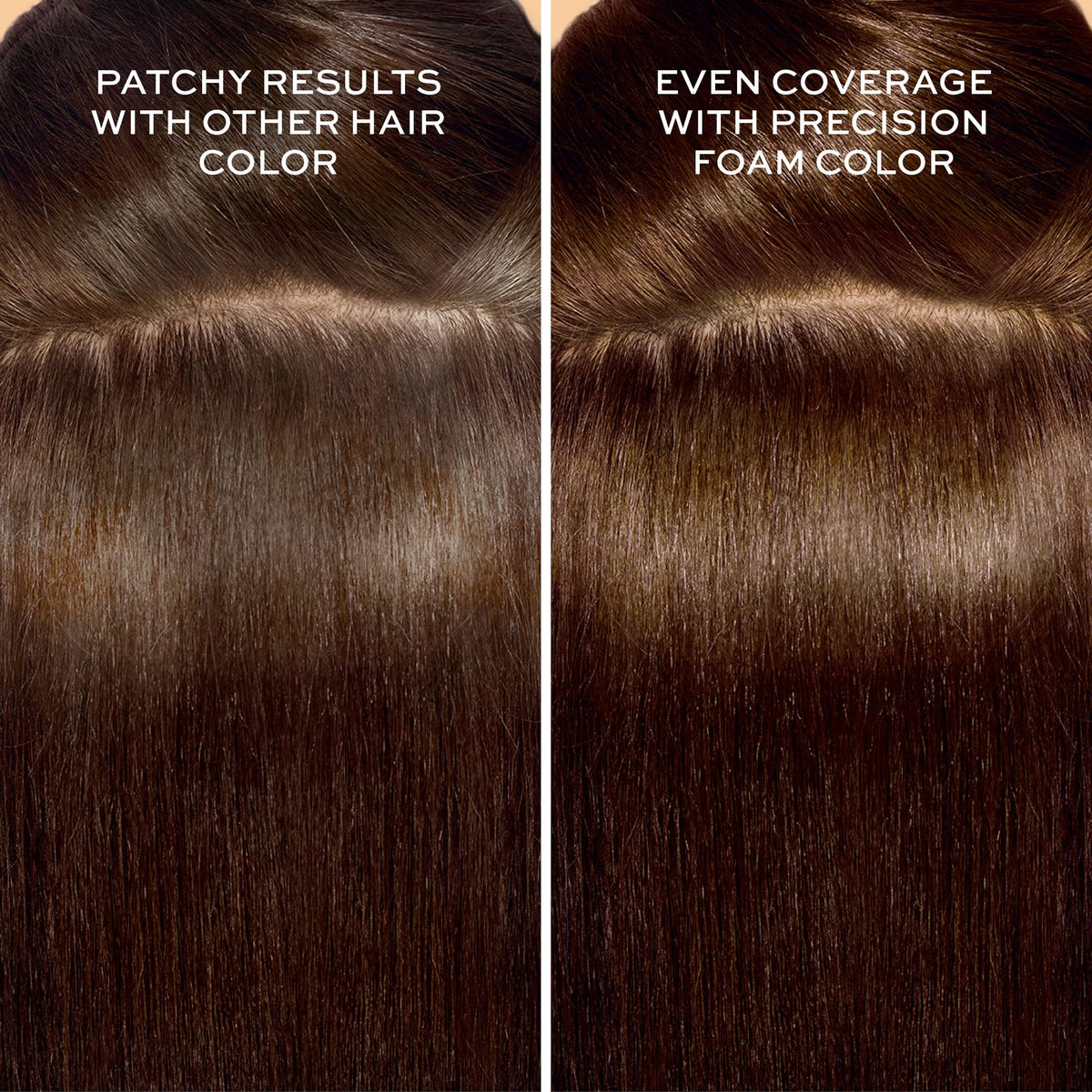 John Frieda foamer applicator close-up for precise, mess-free root application
