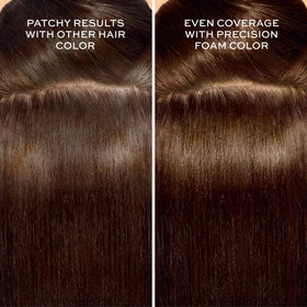 John Frieda foamer applicator close-up for precise, mess-free root application