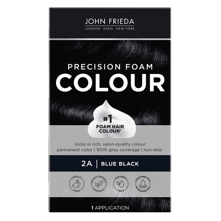 John Frieda front packaging showing kit contents and mess-free promise