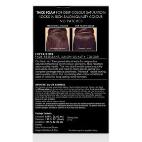 John Frieda product beside common items to show kit size and easy storage