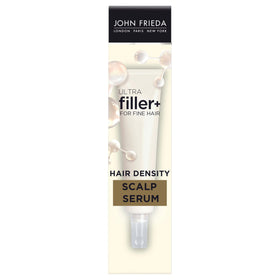 John Frieda front bottle shot shows product and easy-to-use dropper benefit