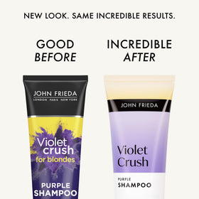 John Frieda back label close-up listing ingredients and usage instructions