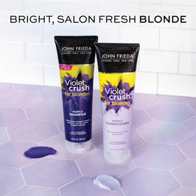John Frieda shampoo paired with conditioner for complete toning routine