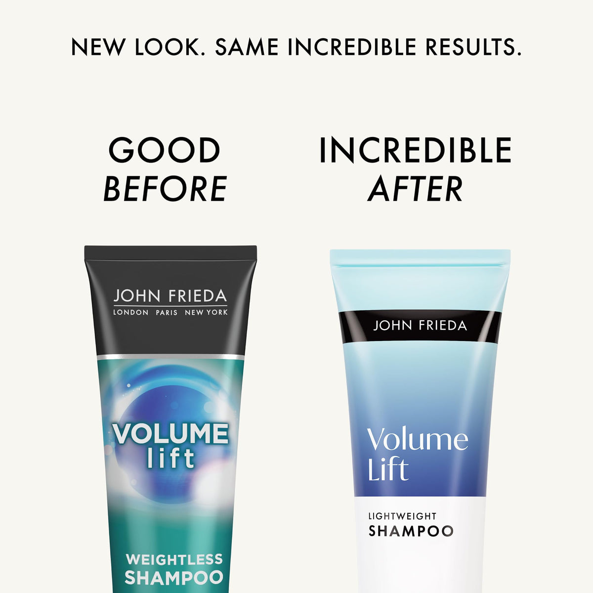 John Frieda foam texture from shampoo illustrating lightweight lather
