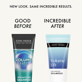 John Frieda foam texture from shampoo illustrating lightweight lather