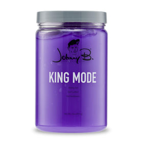 JOHNNY B. front jar showing 32 oz and new purple tint for long-lasting supply