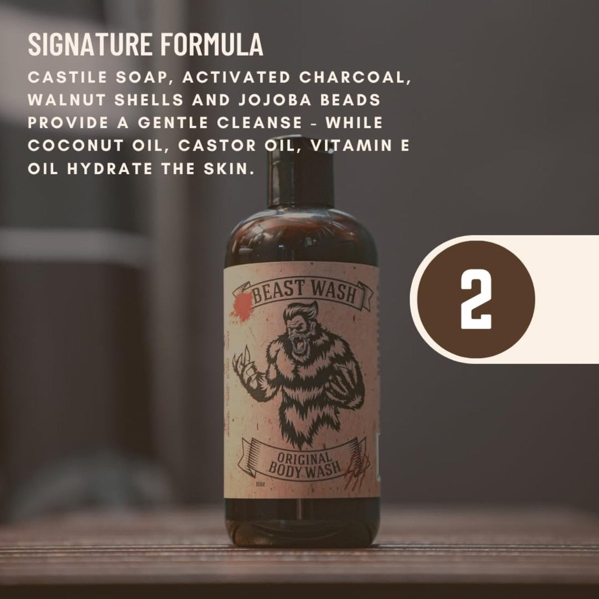 Johnny Slicks activated charcoal visual demonstrating deep-cleansing benefit