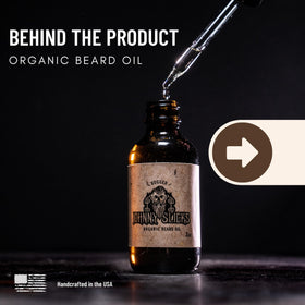Johnny Slicks oil drop closeup demonstrating dropper control and precise dosing benefit