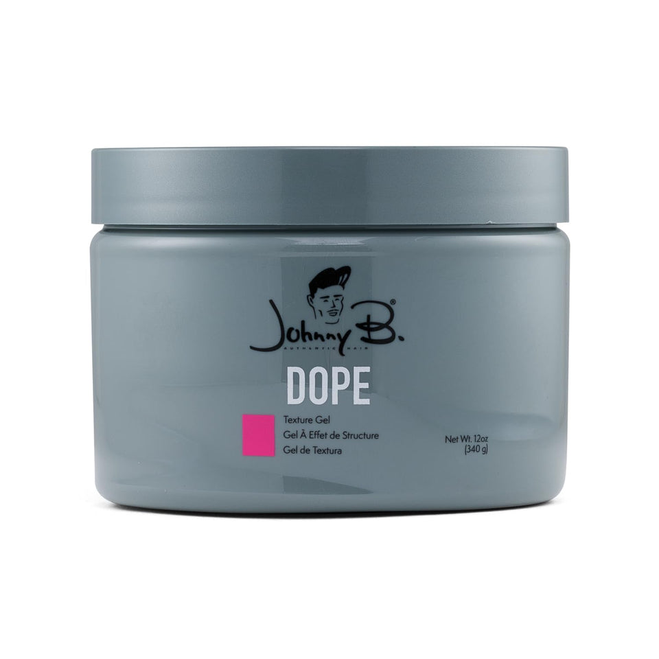 JOHNNY B. front jar view showing product branding and packaging benefit: recognizable shelf appeal