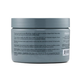 JOHNNY B. closeup of gel texture highlighting pliable consistency and easy-to-distribute benefit