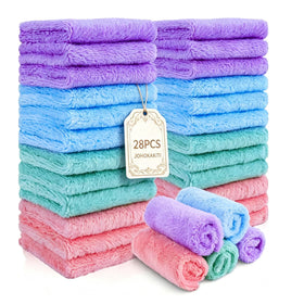 JOHOKAKITI front packaging showing 28 reusable makeup cloths and benefits