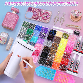 JOICEE sorting trays displaying 48 vivid colors for quick selection and organization