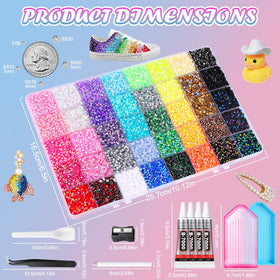 JOICEE sorting trays filled with 40 vibrant colors, benefit: organized quick access