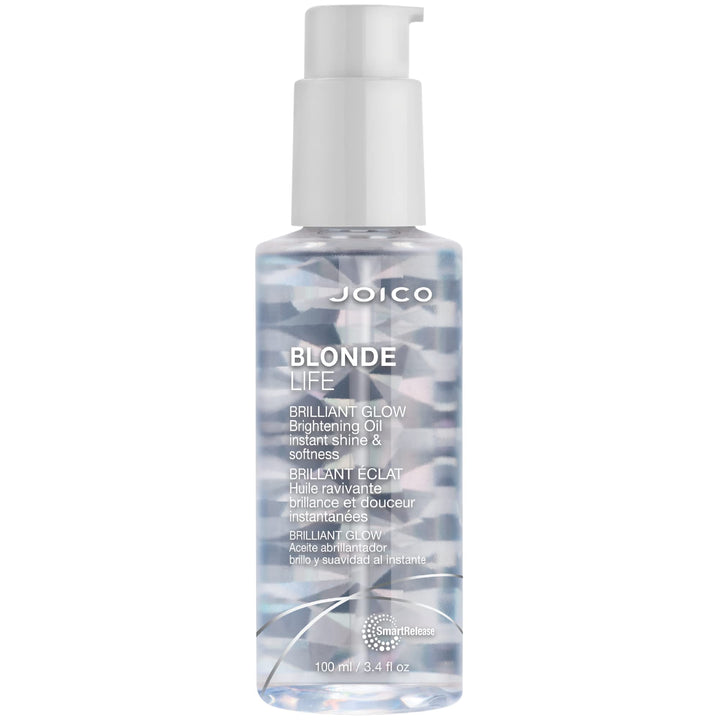 Joico bottle front view showing product and brightening benefit