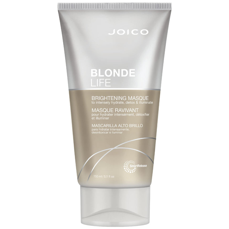Joico Blonde Life front packaging showing product and brightening benefit