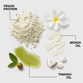 Joico label and ingredient callouts emphasizing nourishing oils