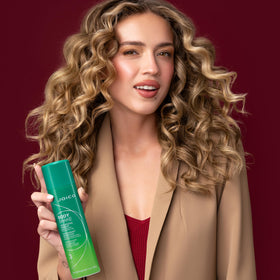 Joico Body Shake before and after roots lift comparison demonstrating instant volume