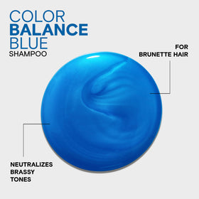 Joico blue shampoo texture close-up showing pigment and creamy consistency
