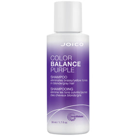 Joico bottle front view showing branding and violet shampoo benefits