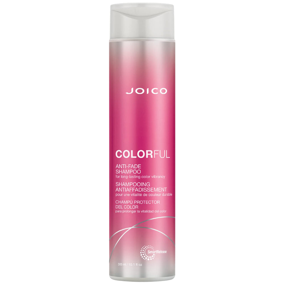 Joico Colorful front packaging showing bottle and label benefit preservation