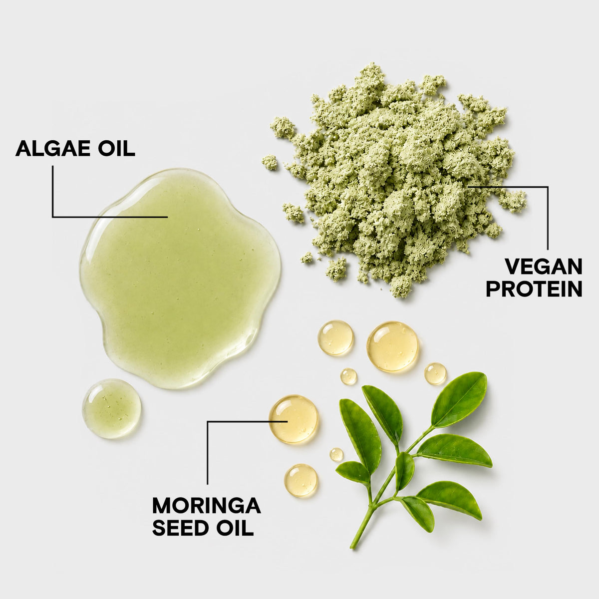 Joico moringa seed oil ingredient shot highlighting hydration benefit