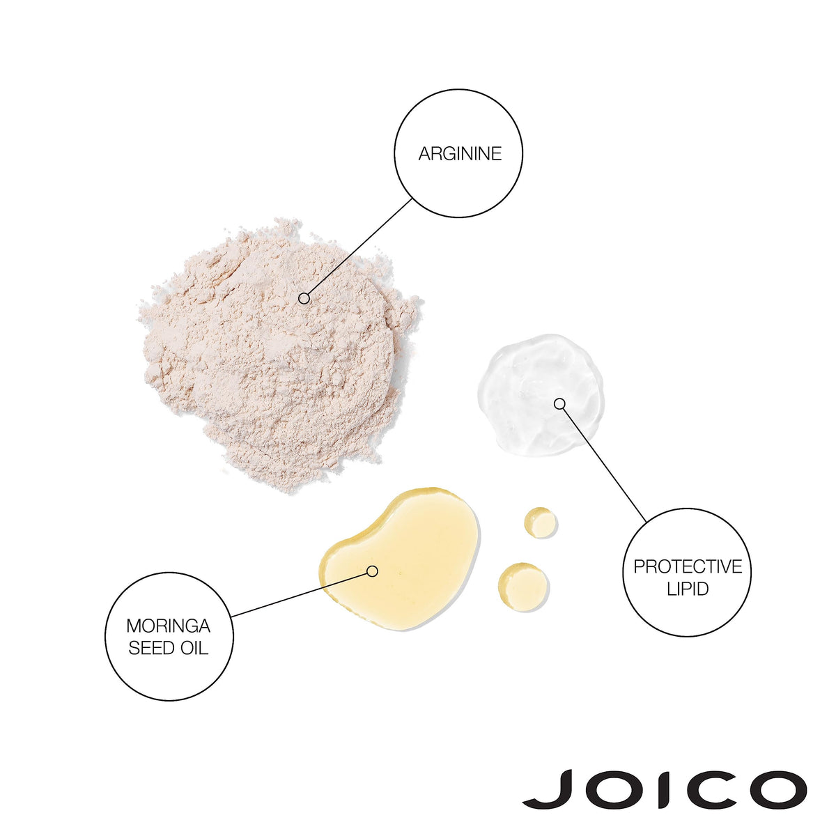 Joico before and after hair result highlighting increased smoothness and shine