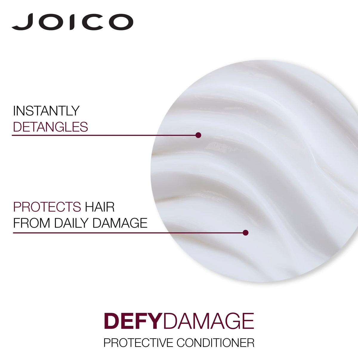 Joico label close-up showing ingredient details that support bond strength