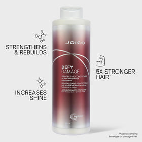 Joico creamy conditioner texture close-up showing rich slip for detangling