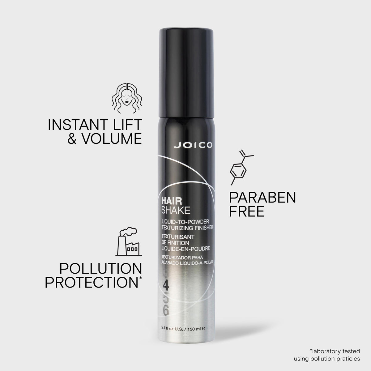 Close-up of Joico stainless-steel mixing ball ensuring consistent powder-liquid mix