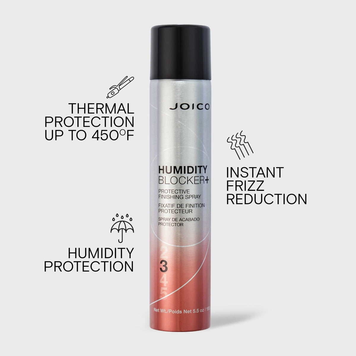 Joico close-up of hair shine and smooth texture after application showing glossy finish
