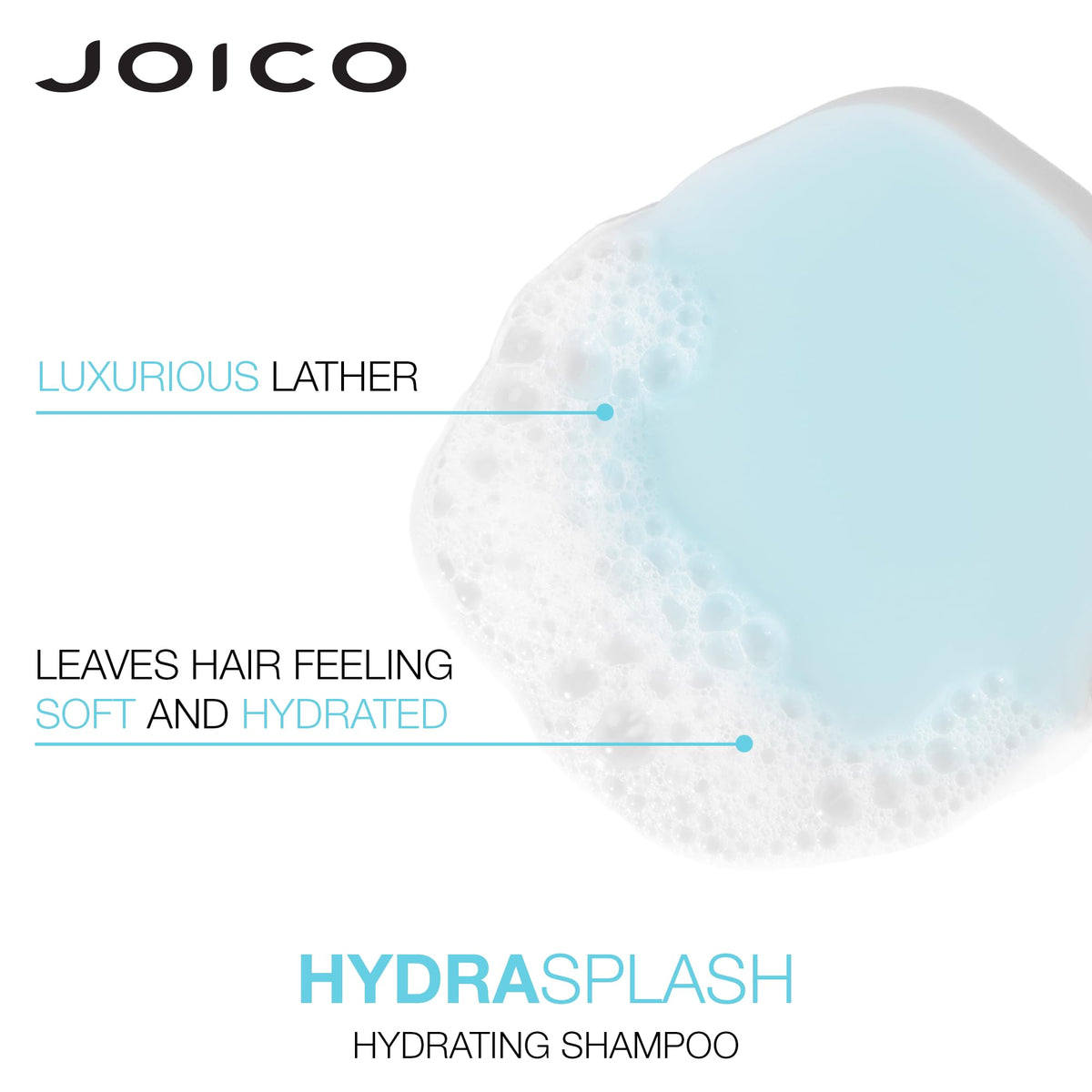 Applying Joico HydraSplash conditioner to fine hair to detangle and preserve natural volume