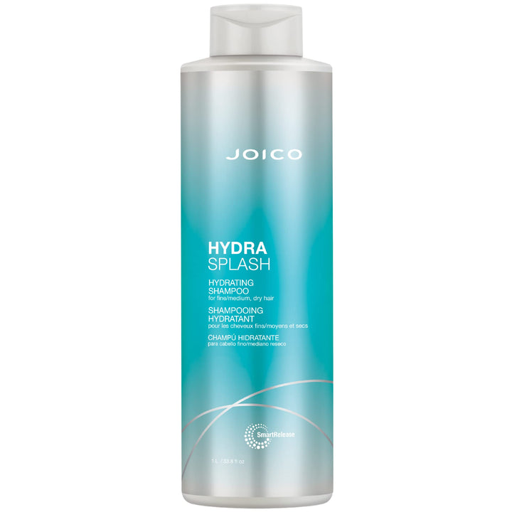 Joico front bottle view showing HydraSplash label and hydration benefit
