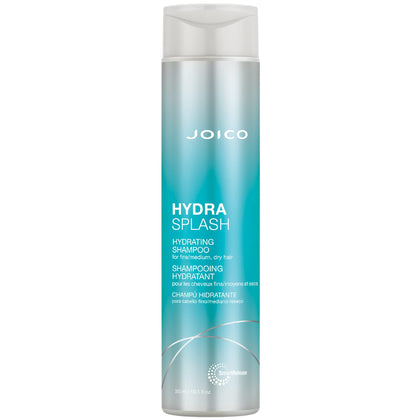 Joico HydraSplash front bottle view showing label and size benefits
