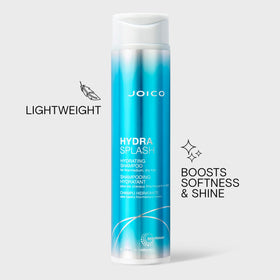 Joico HydraSplash applied to wet hair in hand for easy use benefit