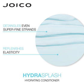Close-up Joico label and ingredient list conveying transparency and conditioning benefits