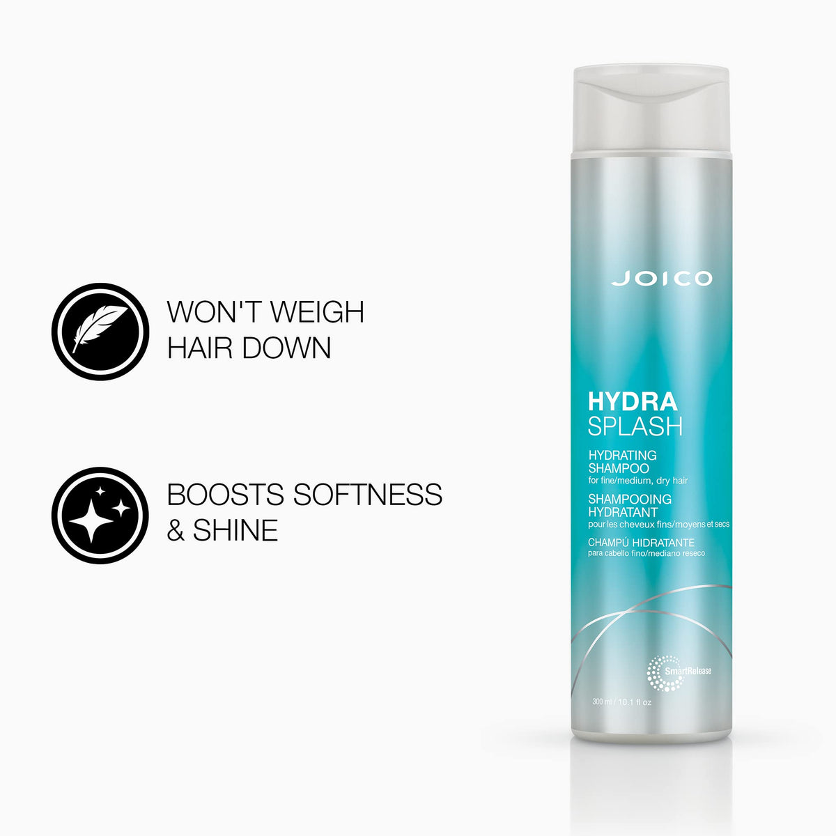 Joico shampoo lather texture illustrating gentle cleanse and foam