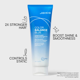 Joico conditioner being applied in shower to lightened brown hair for toning