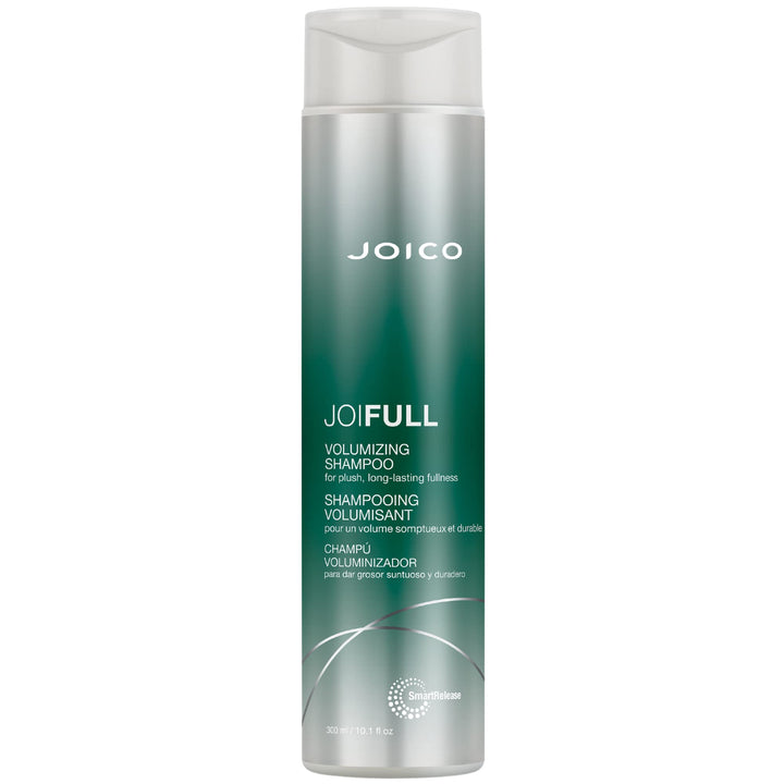 Joico JoiFULL front bottle showing product label and size, promotes lightweight lift