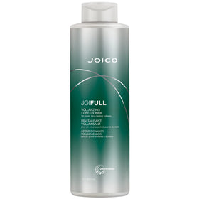 Joico bottle front view showing label and size, highlights volumizing benefit