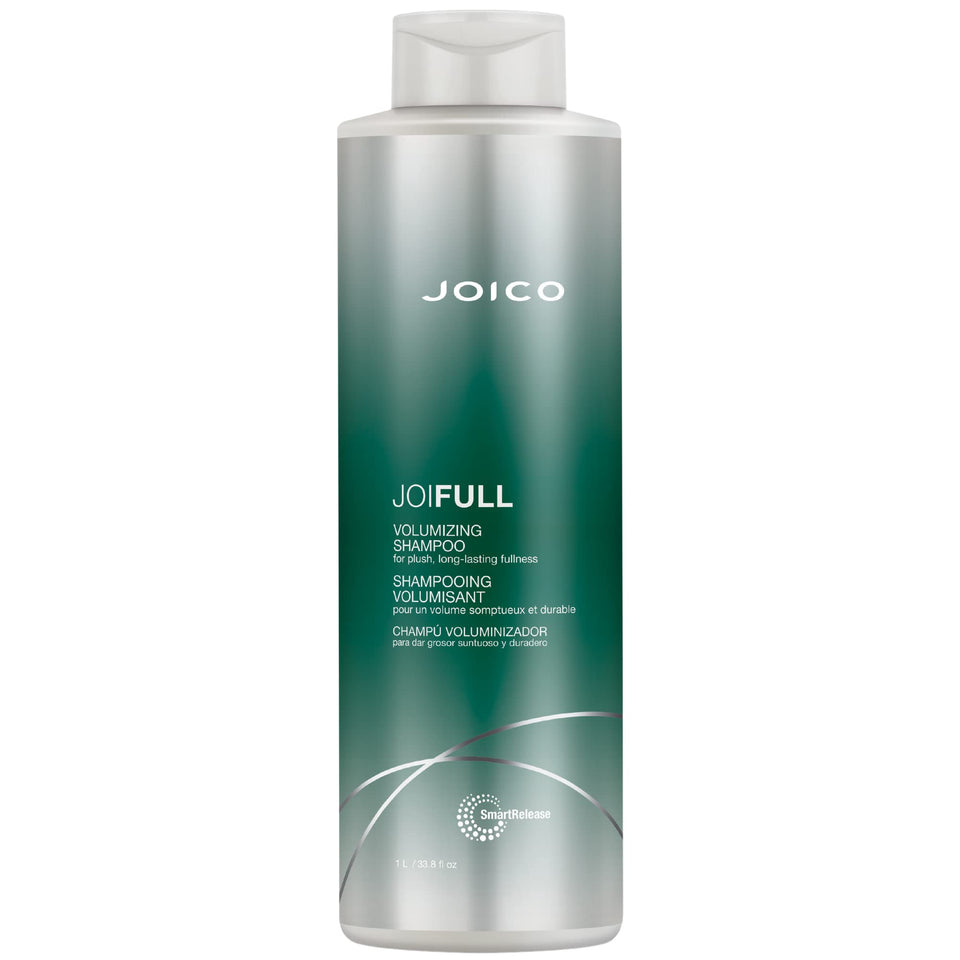 Joico JoiFULL front bottle showing brand and volumizing claim for easy identification